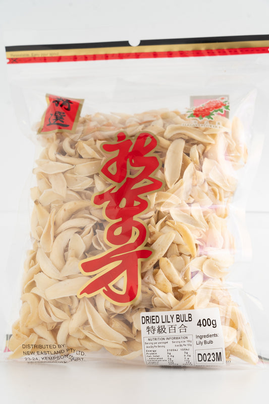 D023M  - Dried Lily Bulb 400g - 25 bags / 1CTN