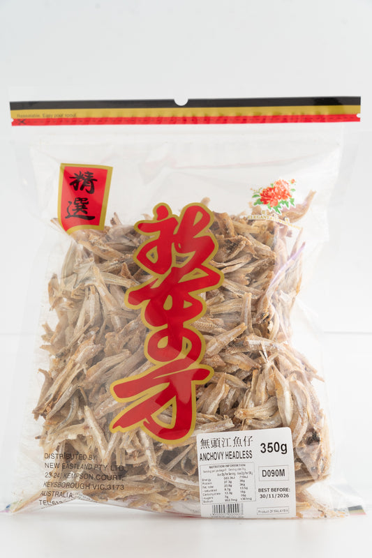 D090M  -  Anchovy Headless 350g - 25 bags / 1 CTN