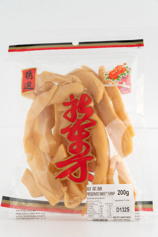 D132S  - Preserved Sweet Turnip 200g