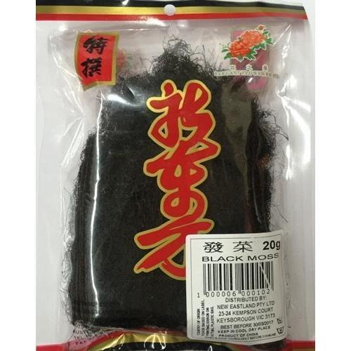 D010S New Eastland Pty Ltd - Black Moss 20g - New Eastland Pty Ltd - Asian food wholesalers