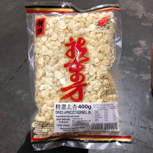 D022M New Eastland Pty Ltd - Dried Apricot Kernel 400g - New Eastland Pty Ltd - Asian food wholesalers
