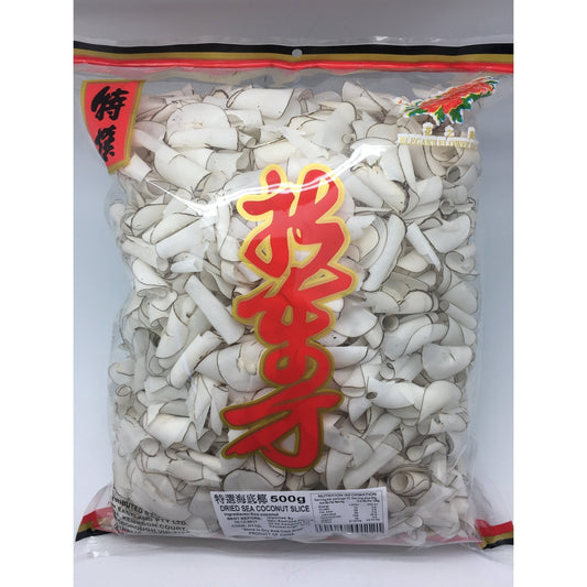 D112L New Eastland Pty Ltd - Dried Sea Coconut Slice 500g - 25 bags / 1 CTN - New Eastland Pty Ltd - Asian food wholesalers