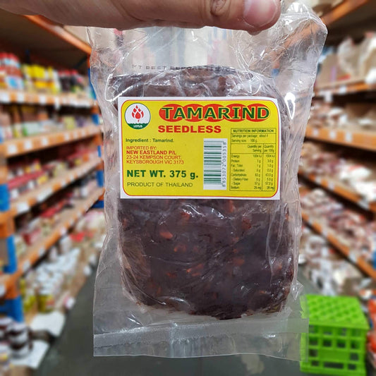 D142- Lotus brand Tamarind Seedless 375g 50PKT/ 1 CTN - New Eastland Pty Ltd - Asian food wholesalers