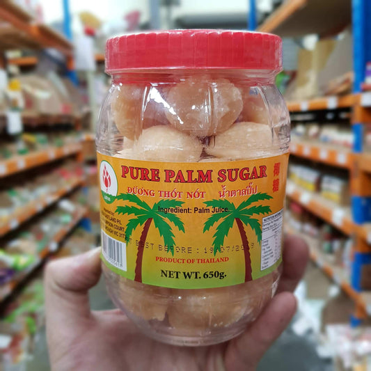 D238W Lotus Brand Pure Palm Sugar 650g - 12 Jar / 1 CTN - New Eastland Pty Ltd - Asian food wholesalers