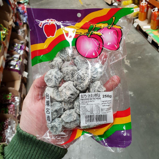 J002NM Apple brand - Preserved Na Yau Prune 250g - 10 packet / 1 Bag - New Eastland Pty Ltd - Asian food wholesalers