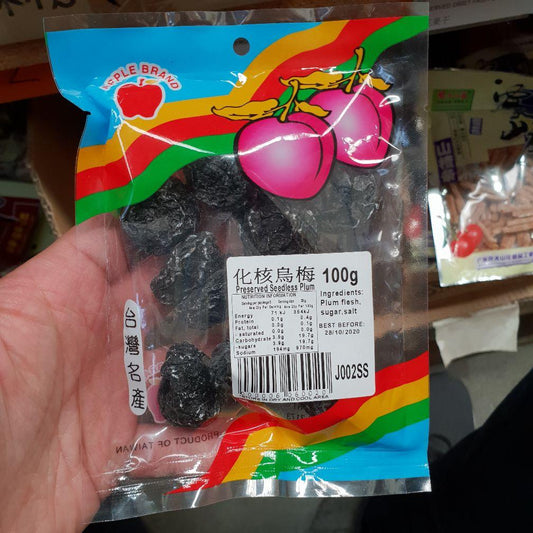 J002SS Apple brand - Seedless Plum 100g - 10 packet / 1 Bag - New Eastland Pty Ltd - Asian food wholesalers