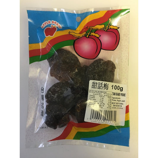J003PS Apple brand - Tian Hua Wei Prune 100g - 10 packet / 1 Bag - New Eastland Pty Ltd - Asian food wholesalers