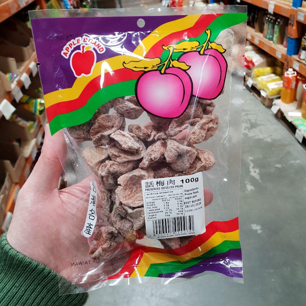 J003WM Apple brand - Preserved Seedless Prune 100g - 10 packet / 1 Bag - New Eastland Pty Ltd - Asian food wholesalers