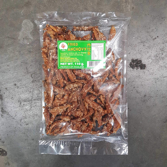 J058M Lotus Brand Fried Sesame Anchovy 110g - 100 PKT/1CTN - New Eastland Pty Ltd - Asian food wholesalers