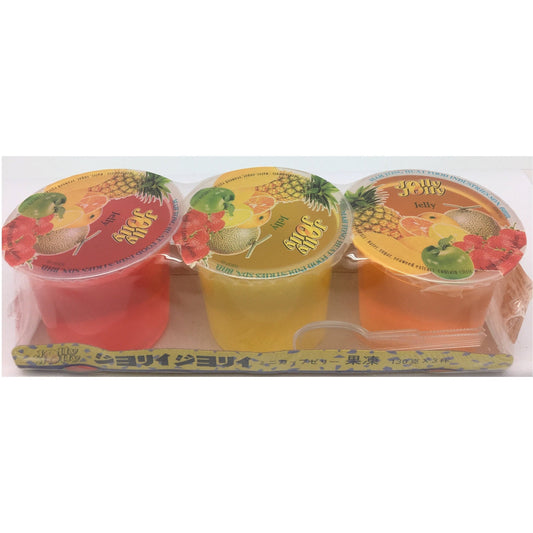 J075S Jolly Jolly brand- Jelly 130g x 3cup - 24 Tray / 1CTN - New Eastland Pty Ltd - Asian food wholesalers
