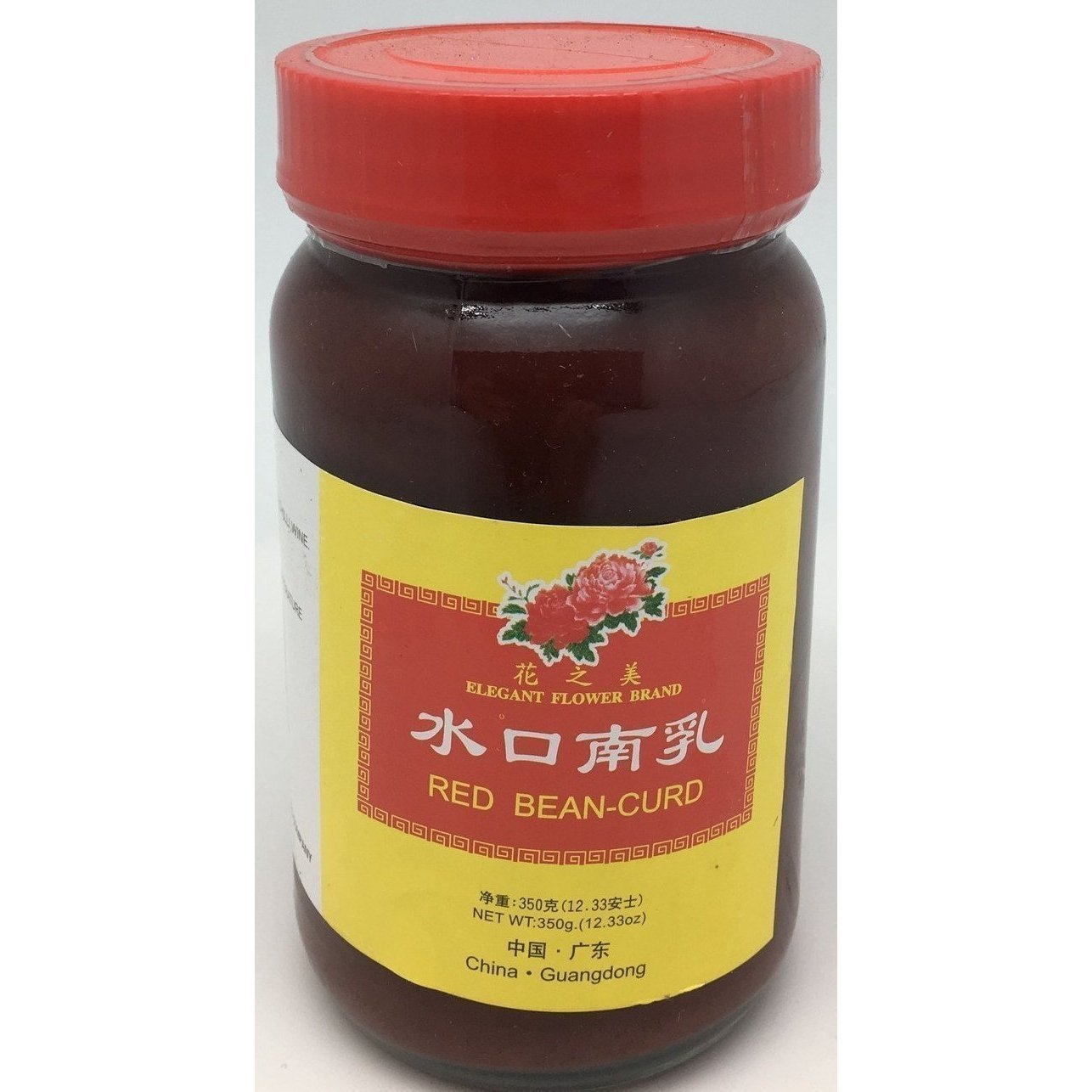 S009R Elegant Flower Brand - Preserved Red-Bean Curd 350g - 36 jar / 1CTN - New Eastland Pty Ltd - Asian food wholesalers