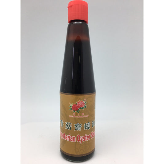 S060V Elegant Flower Brand - Vegetarian Oyster Sauce 510g -  12 bot / 1ctn - New Eastland Pty Ltd - Asian food wholesalers