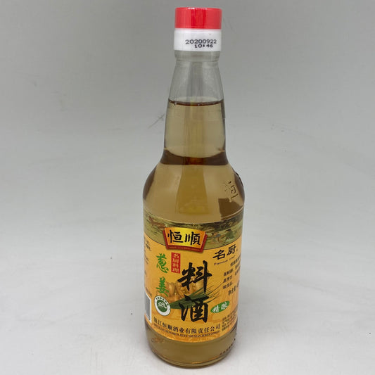 S096XG HengShun Cooking Wine With Ginger 480ml - 12bot/ctn