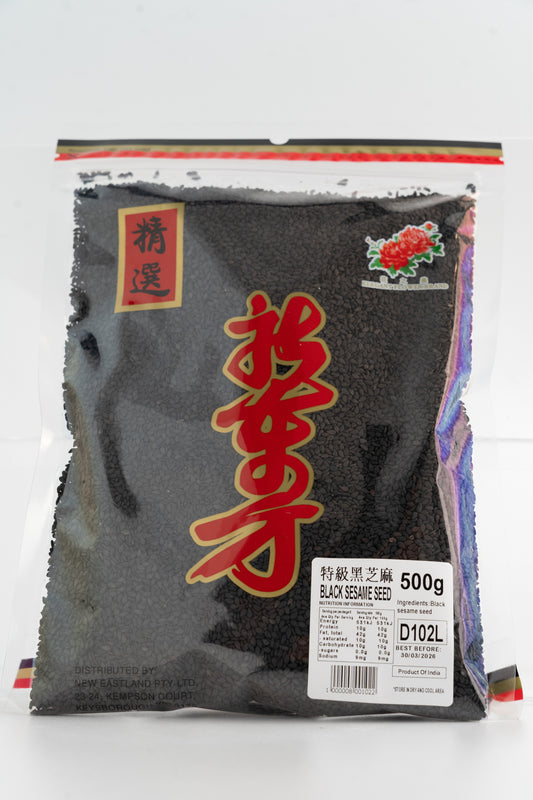 D102L New Eastland Pty Ltd - Black Sesame Seed 500g - 25 bags / 1 CTN