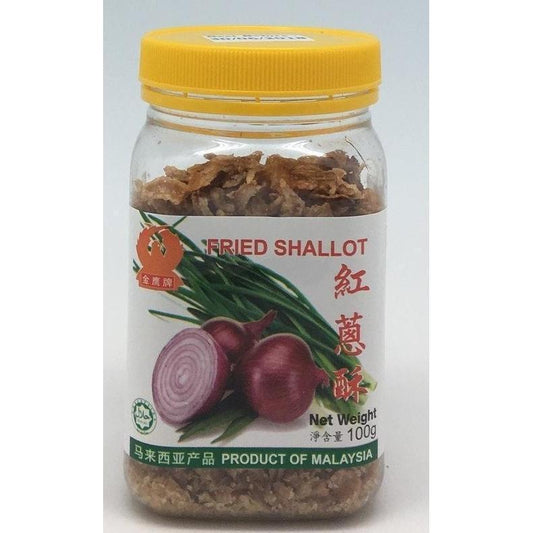 D100S Eagle Brand - Fried Shallots 100g - 48 bottle / 1 CTN - New Eastland Pty Ltd - Asian food wholesalers