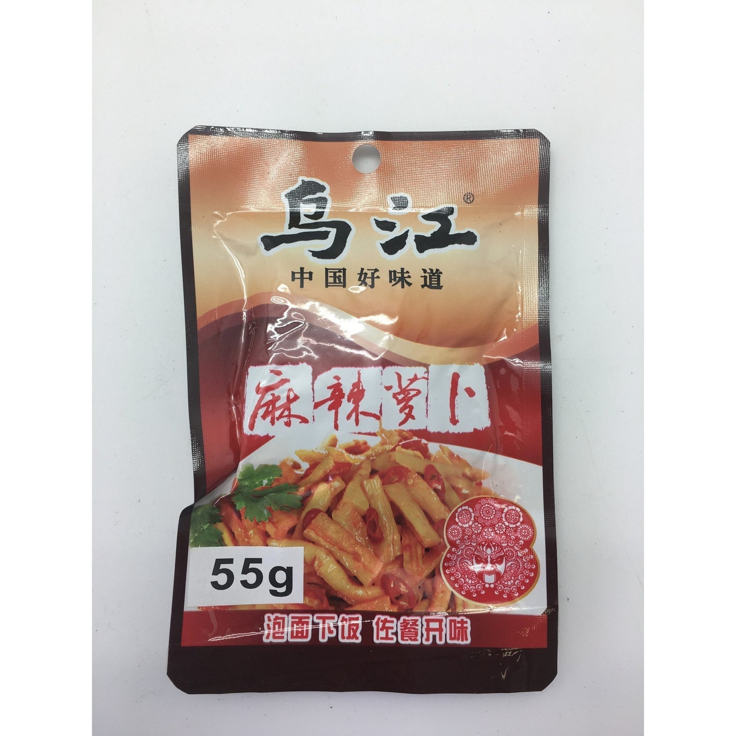 D144H Wu Jiang brand -  Preserved Radish 55g - 100 bags / 1CTN - New Eastland Pty Ltd - Asian food wholesalers