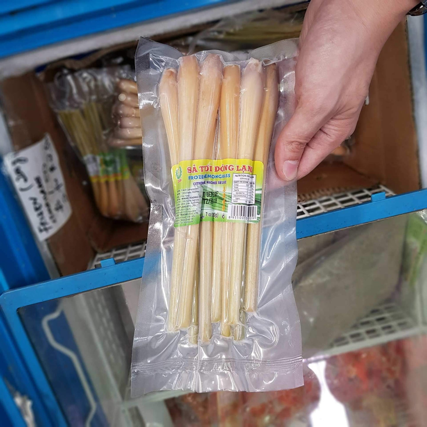 F042 TBD Brand Frozen Lemongrass 200g -50PKT/ 1 CTN - New Eastland Pty Ltd - Asian food wholesalers