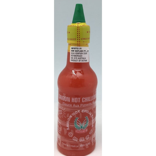 S085SS Fraternity Brand - Saigon Hot Chilli Sauce 250g -  24 bot / 1ctn - New Eastland Pty Ltd - Asian food wholesalers